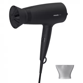 Plaukų džiovintuvas Philips 3000 serijos BHD308/10 — 1600 W, 3 šilumos ir 3 greičio nustatymai, sulankstoma rankena, pakabinimo kilpa