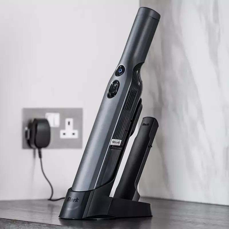 Belaidis rankinis dulkių siurblys Shark WV200, 12 V Li‑Jon, 0,25 L be maišelio, HEPA, 8 min veikimo laikas
