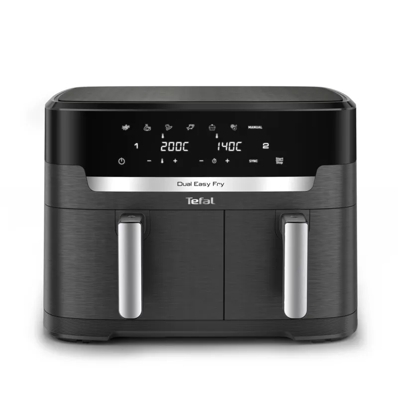 Tefal Easy Fry Dual XXL EY942HE0 karšto oro gruzdintuvė, dviguba 11 l, 2020 W, pilka