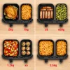 Tefal Easy Fry Dual XXL EY942HE0 karšto oro gruzdintuvė, dviguba 11 l, 2020 W, pilka