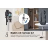 Samsung VS20B75AGR1 2-in-1 lazdelinis dulkių siurblys, bekontaktis, 550 W, juodos ir mėtų spalvos