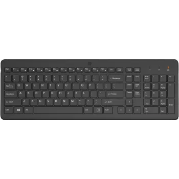 Belaidis klaviatūros rinkinys HP 225 Full-size Mechaninis QWERTY Juoda