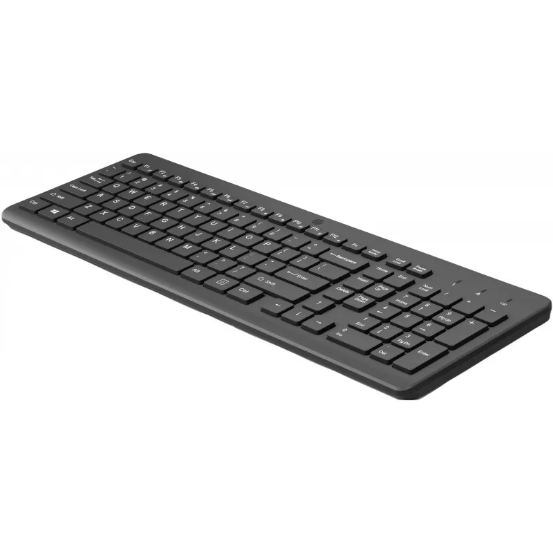Belaidis klaviatūros rinkinys HP 225 Full-size Mechaninis QWERTY Juoda