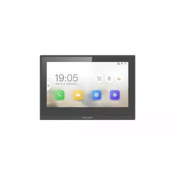 Vaizdo domofono vidinis blokas Hikvision DS-KH6351-WTE1 7 colių LCD 1024x600 juodas