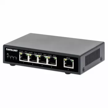 Intellinet 5-Port Gigabit Ethernet PoE+ Switch 62W 4 PSE Portai