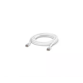 Tinklo jungiamasis laidas UBIQUITI UACC-CABLE-PATCH-OUTDOOR-5M-W, RJ-45 Cat5e, vytos poros varinis, 5 m, baltas, S/UTP
