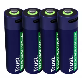 Trust 25631 Įkraunama baterija AA su USB-C