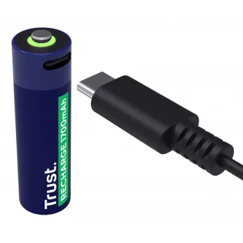 Trust 25631 Įkraunama baterija AA su USB-C