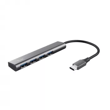 Trust Halyx USB 3.2 Gen 1 (3.1 Gen 1) Type-A 5 Gbit/s pilka spalva