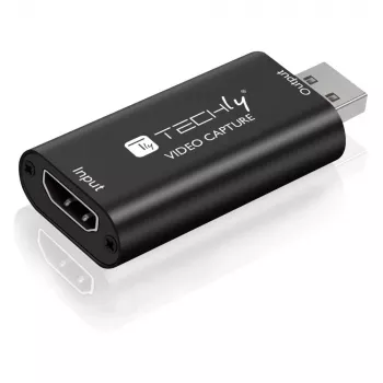 Vaizdo signalo keitiklis TECHLY I-USB-VIDEO-1080TY — HDMI į USB Type-A, 1920×1080@60Hz, 12 bitų, maitinamas per USB
