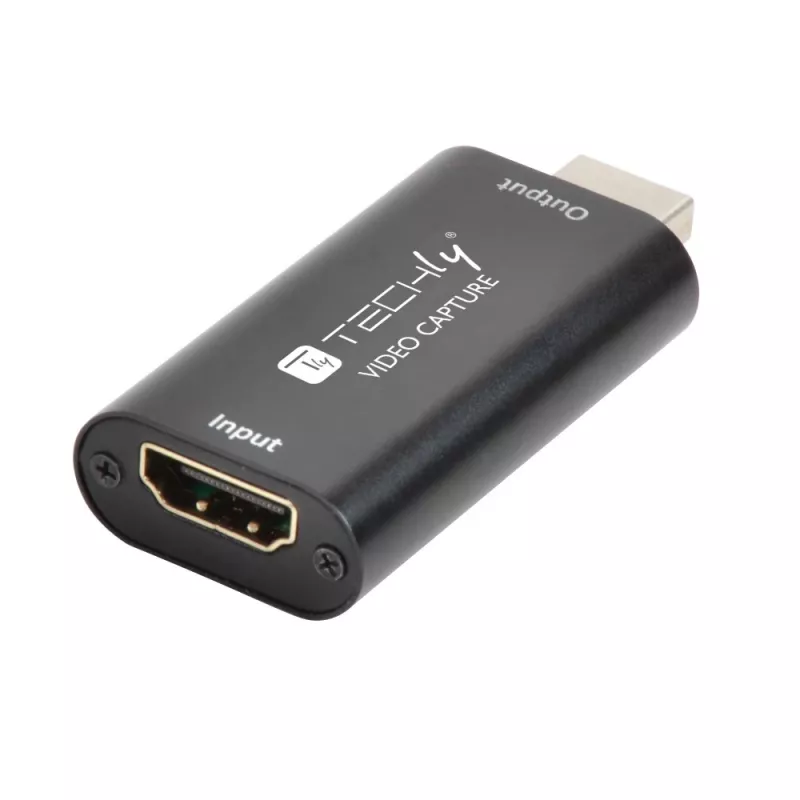 Vaizdo signalo keitiklis TECHLY I-USB-VIDEO-1080TY — HDMI į USB Type-A, 1920×1080@60Hz, 12 bitų, maitinamas per USB