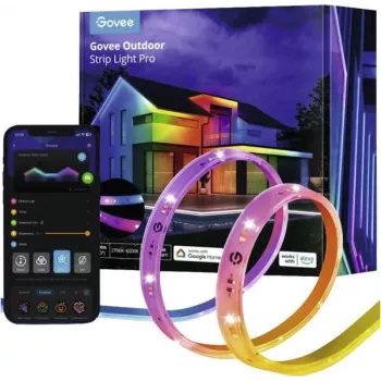 LED lauko juosta Govee H70A1 10m Wi‑Fi Bluetooth RGBIC+Šilta balta