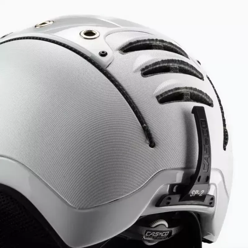 Slidžių šalmas Casco SP-2 Carbonic Visor White dydis S (52-54 cm)