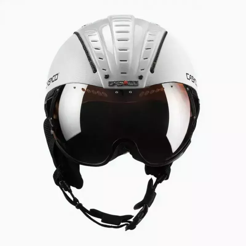 Slidžių šalmas Casco SP-2 Carbonic Visor White dydis S (52-54 cm)