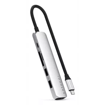 Satechi ST-P6SS USB-C centrinis įrenginys 10000 Mbit/s sidabrinis