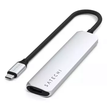Satechi ST-P6SS USB-C centrinis įrenginys 10000 Mbit/s sidabrinis