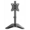 Stalinis laikiklis monitoriui MANHATTAN 10–27 colių Tilt/Swivel/Rotation VESA 75×75–100×100 Maks. 7 kg Juodas