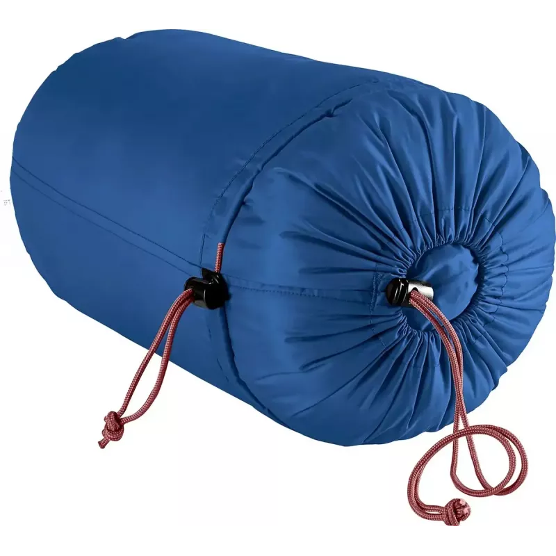Mumijos formos miegmaišis DEUTER Starlight vaikams 130–170 cm, vasarinis, 910 g, gobtuvu, naktimėlyna/raudonmedis