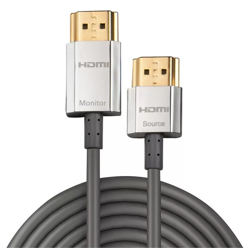 Lindy 4,5 m CROMO Slim High Speed HDMI laidas su Ethernet