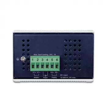PLANET IGUP-2205AT Pramoninis medijos keitiklis 2x100/1000X SFP į 2x10/100/1000T 802.3bt PoE++
