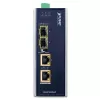 PLANET IGUP-2205AT Pramoninis medijos keitiklis 2x100/1000X SFP į 2x10/100/1000T 802.3bt PoE++