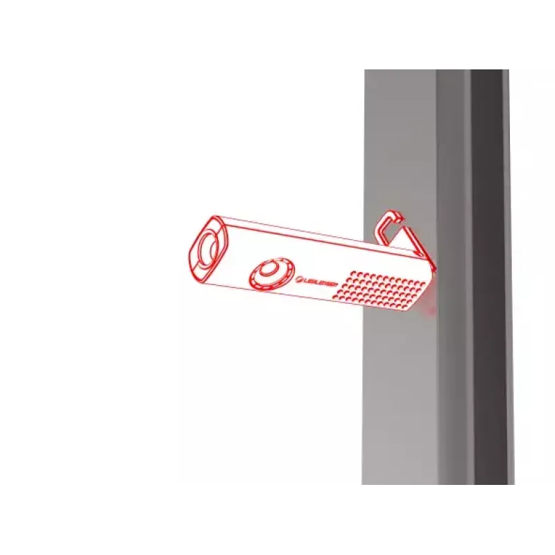 Kišeninis darbinis žibintas Ledlenser 502735 12W LED Juodas