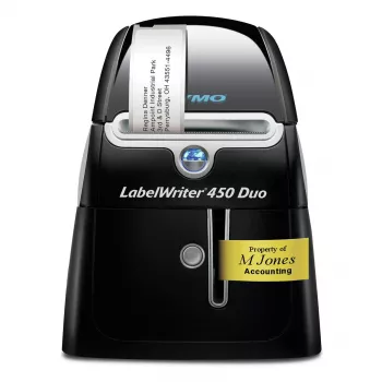 DYMO LabelWriter 450 Duo etikečių spausdintuvas | Dviejų tipų etikečių spausdinimas | Terminis spausdintuvas