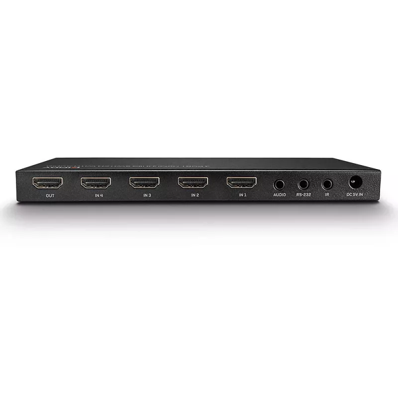 Lindy 38249 stalinis 4 prievadų HDMI 2.0 18G komutatorius su garsu