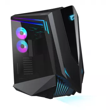 GIGABYTE AORUS C700 GLASS PC korpusas - Full Tower, talpina iki E-ATX ir 420 mm radiatorių, 5 iš anksto sumontuoti 120 mm ventiliatoriai, USB 3.1 Type-C, RGB Fusion
