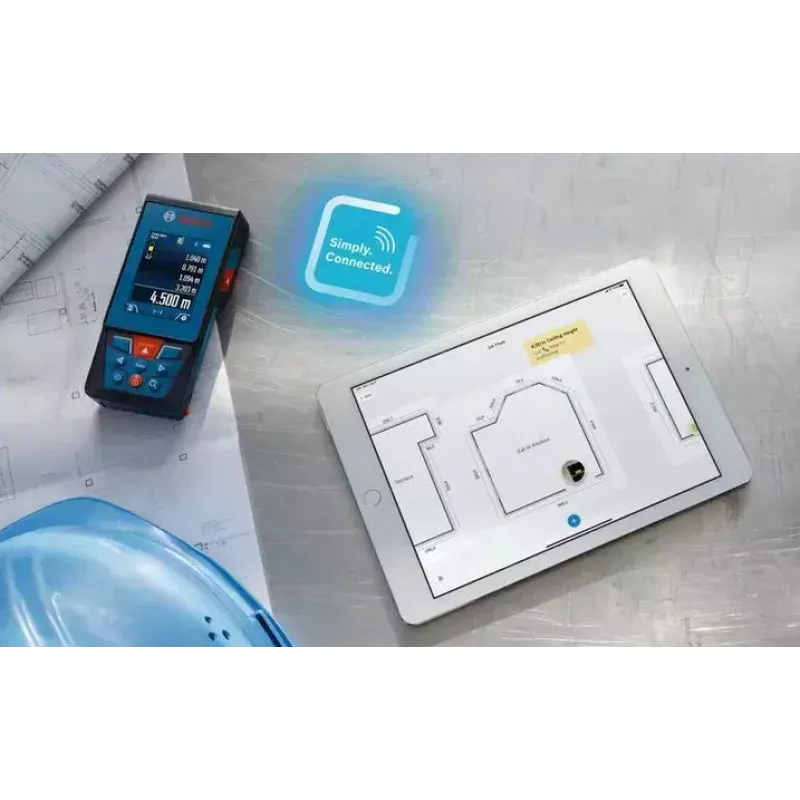 Bosch GLM 100-25 C Professional matuoklis atstumo, juodas, mėlynas, raudonas, 4x 0.08–100 m