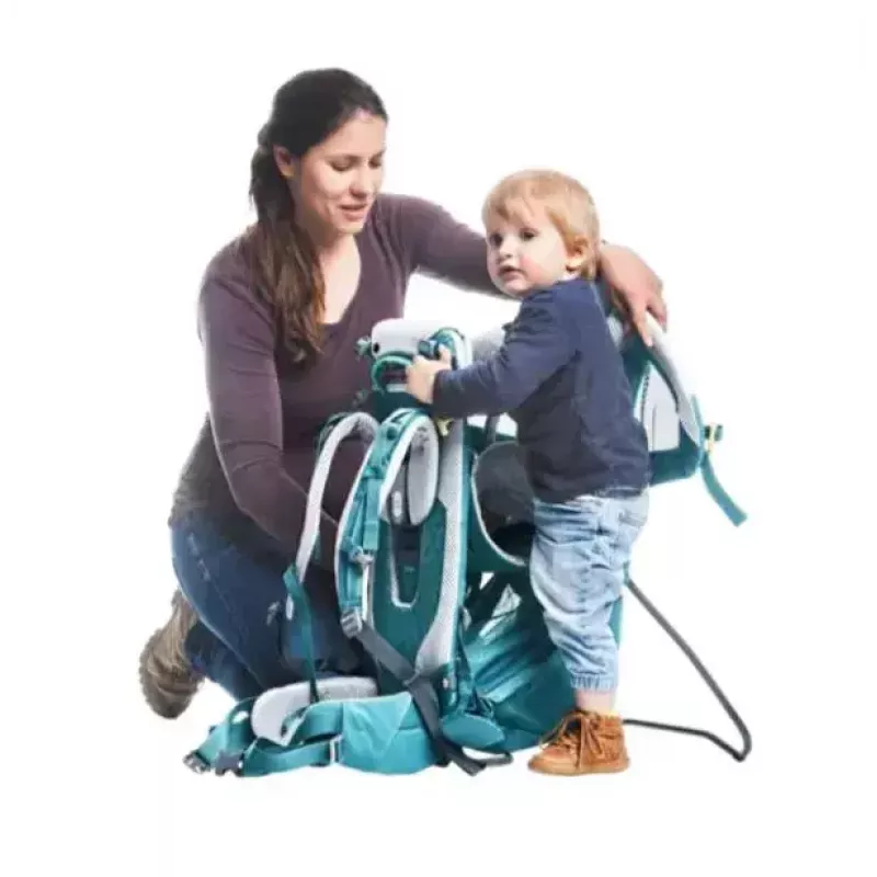 Nešiojamoji kuprinė vaikui Deuter Kid Comfort Active SL mėlyna