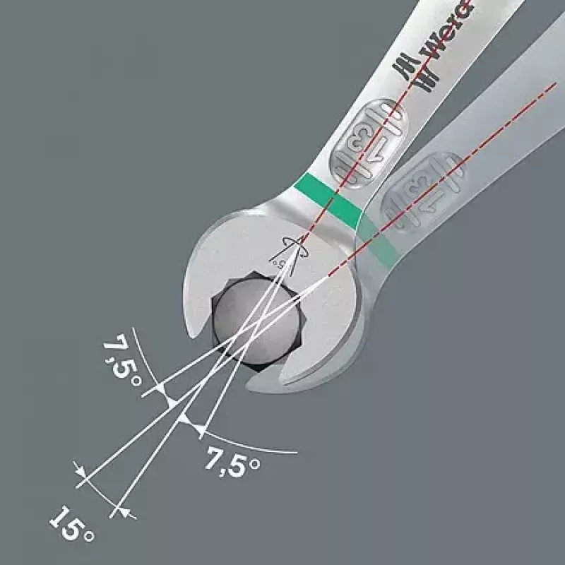 Kombinuotasis raktas Wera 05020231001