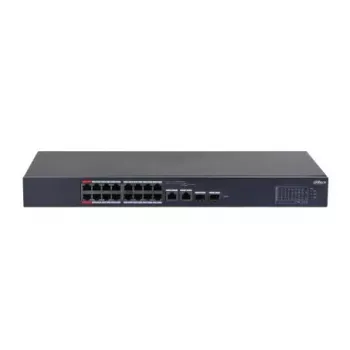 Dahua Technology DH-CS4218-16ET-190 valdomas L2 gigabito Ethernet komutatorius su PoE, juodas