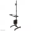 Neomounts FPMA-MOBILE1700 Mobilioji darbo stotis 10-32 colių, juoda, plieninė, 8 kg