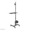 Neomounts FPMA-MOBILE1700 Mobilioji darbo stotis 10-32 colių, juoda, plieninė, 8 kg