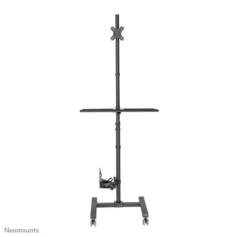 Neomounts FPMA-MOBILE1700 Mobilioji darbo stotis 10-32 colių, juoda, plieninė, 8 kg