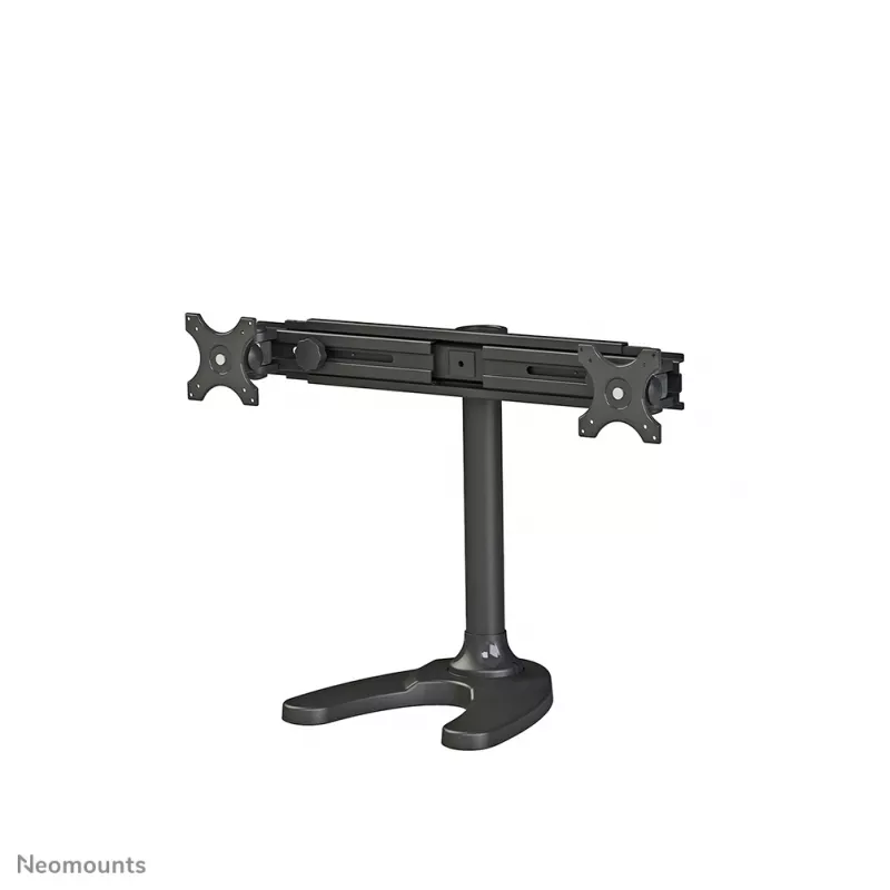 Neomounts FPMA-D700DD Dvigubas monitoriaus stovas 19-30 colių, laisvai pastatomas/tvirtinamas per angą, 8 kg, 100x100 mm, juodas