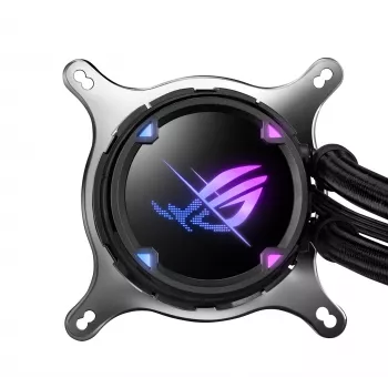 ASUS ROG Strix LC II 240 ARGB procesoriaus vandens aušintuvas 12 cm Juoda