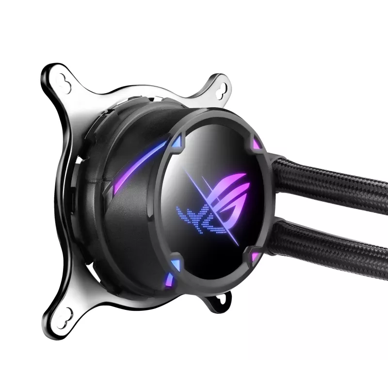 ASUS ROG Strix LC II 240 ARGB procesoriaus vandens aušintuvas 12 cm Juoda