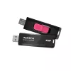USB atmintukas ADATA SC610 1 TB, USB Type-A, USB 3.2 Gen 2, rankovės formos, juodas, plastikinis korpusas
