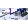 UGREEN USB-C 5-in-1 dokas 15596 USB 3.2 Gen 1 Type-A + Type-C, 3× USB-A, 1× USB-C PD 100W, 1× HDMI 2.0, aliuminis