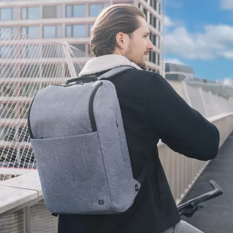 DICOTA Eco Motion - 13-15.6 col. nešiojamojo kompiuterio kuprinė - mėlyna / 600dx400d Rpet poliesteris