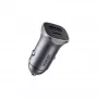 Ugreen 30780 automobilinis greitasis PD įkroviklis 18W 2 USB (1x USB-C) juodas