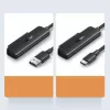Išorinis 2,5 colio SATA III USB 3.0 dėklas UGREEN 70609 2,5 inch SATA SSD/HDD, USB-A į SATA, 5 Gbit/s, juodas