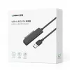 Išorinis 2,5 colio SATA III USB 3.0 dėklas UGREEN 70609 2,5 inch SATA SSD/HDD, USB-A į SATA, 5 Gbit/s, juodas