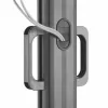 Grindinis TV vežimėlis TECHLY LCD/LED 32–65 colių (VESA 200x200–600x400, max 35 kg) su lentyna, juodas