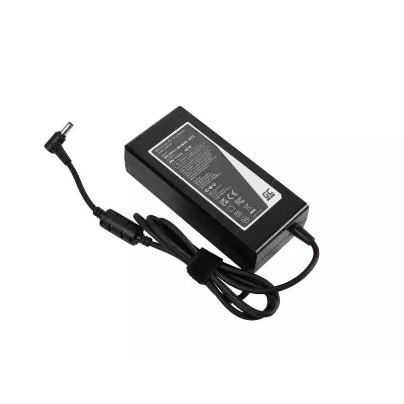 Maitinimo adapteris Green Cell AD136P universalus 150W 20V 7.5A AC-DC juodas
