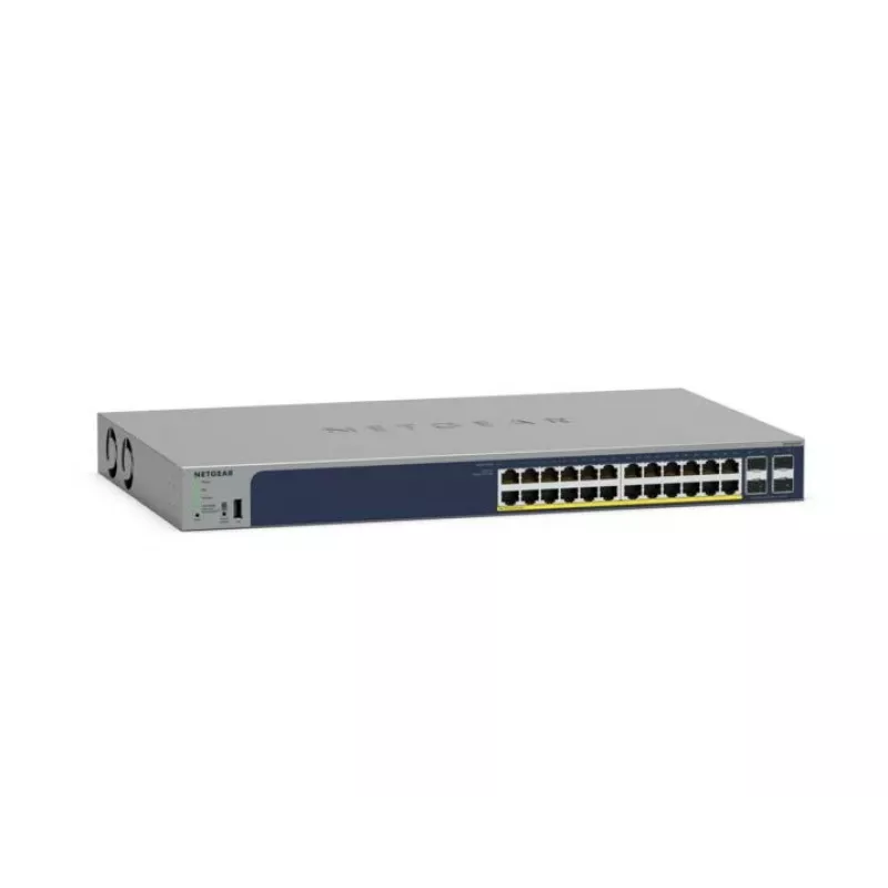 NETGEAR GS728TPP valdomas L2/L3/L4 Gigabit Ethernet (10/100/1000) su PoE+ ir nuotoliniu/ debesies valdymu, pilka