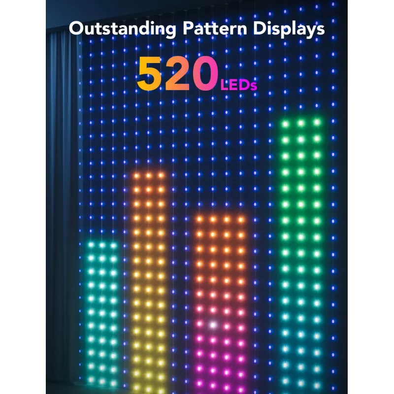Universali juostinė lemputė Govee H70B1 LED 2000 mm Vidinė/lauko Daugiaspalvė 520 lempučių