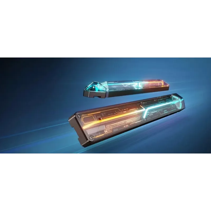 Išmaniosios sieninės šviesos plokštės Govee Gaming Wall Lights (4+1) – Wi-Fi/Bluetooth, daugiaspalvės, 4 vnt., 370×45×30 mm